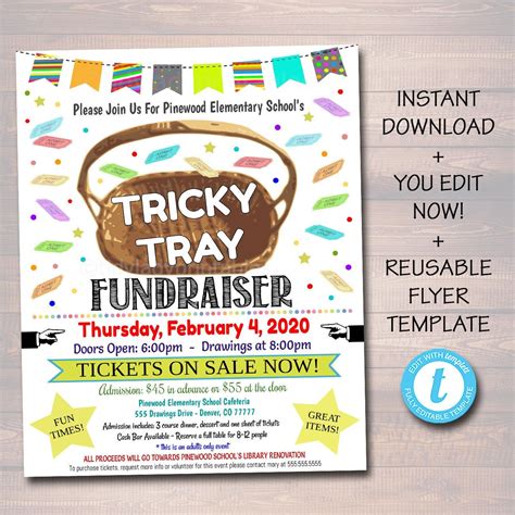 Your individual fundraising page allows you to share your story and set a goal. . Tricky tray fundraiser
